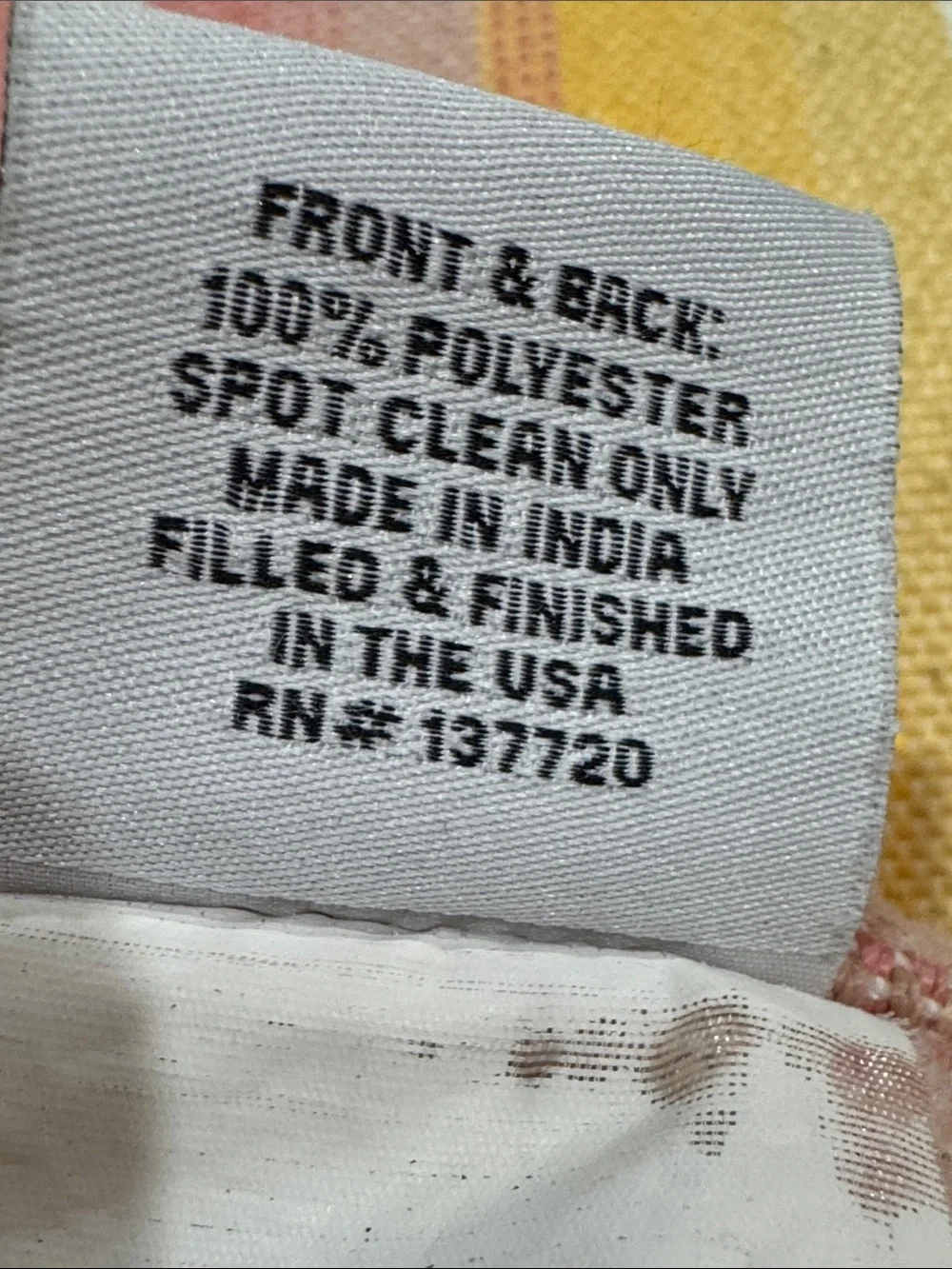N/A striped fabric
